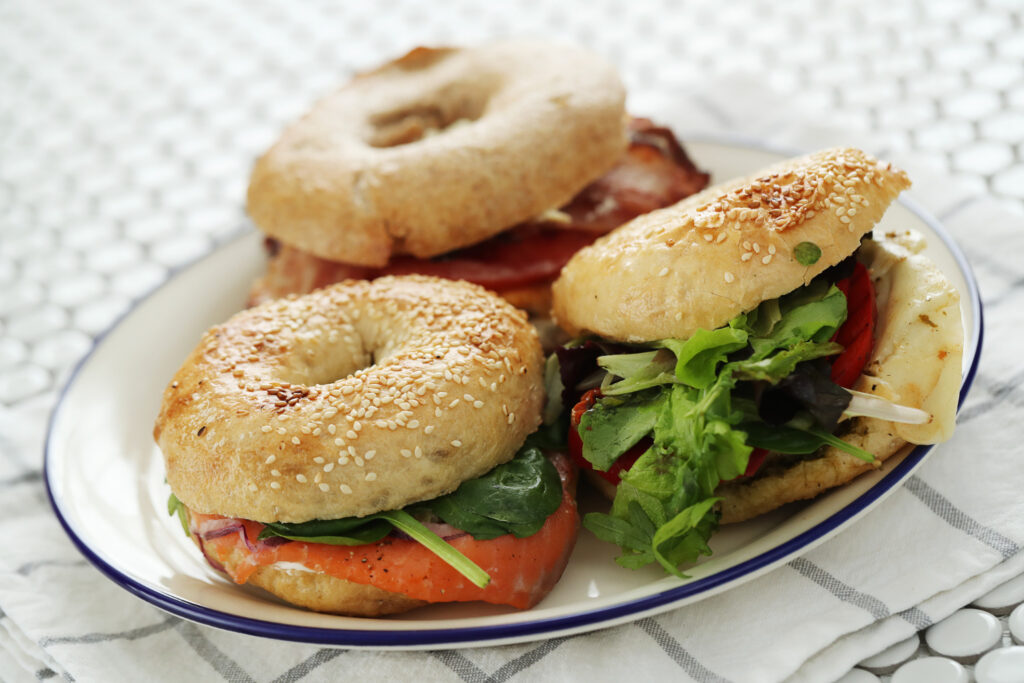 healthy bagels